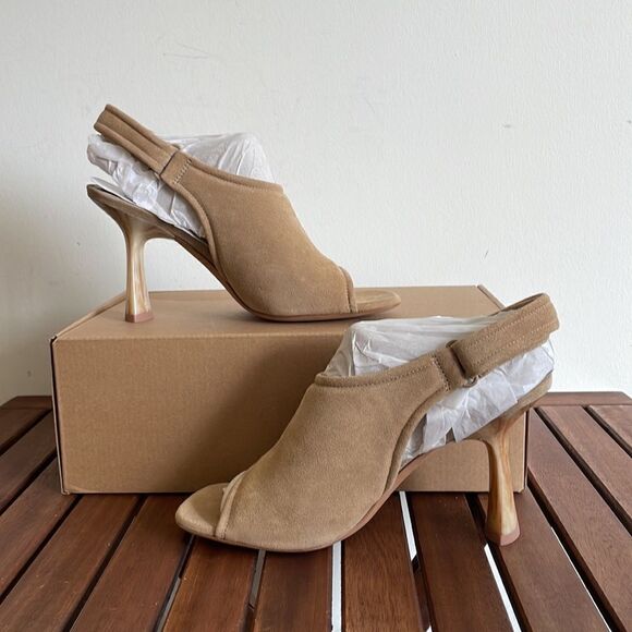 Vince Quest Suede Slingback Graceful Sandal Dune Women Size 8 MSRP$350 - Picture 1 of 14